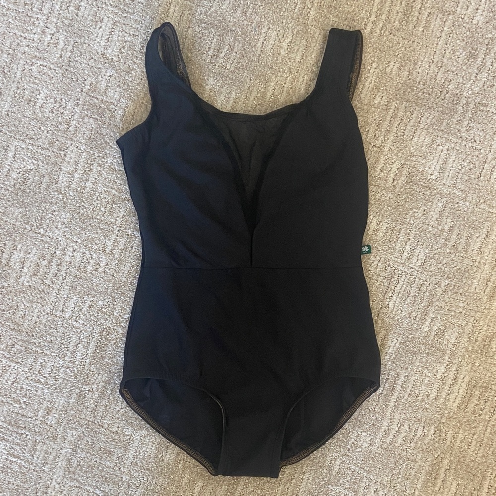Luckyleo Black Dart Leotard